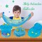 Blue Crunchy Fishbowl Bead Slime,Super Soft and Non-Sticky, Great for Birthday Gifts for Girl and Boys,Party Favors,Christmas Stocking Stuffers